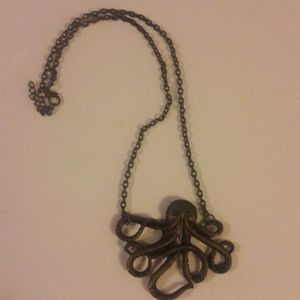 Steampunk Victorian Octopus Necklace